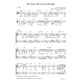 Produktbild des Artikels My Peace Will See You Through (Noten - Download)