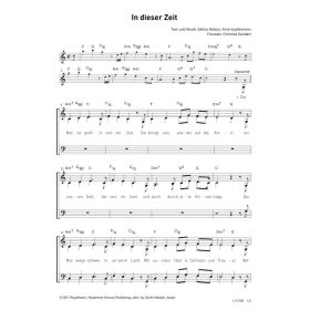 Produktbild des Artikels In dieser Zeit (Noten - Download)