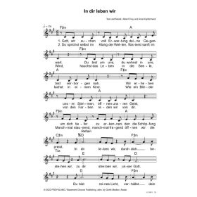 Produktbild des Artikels Noten - Download In die leben wir