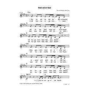 Produktbild des Artikels Noten - Download Ich halt mich fest