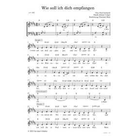 Produktbild des Artikels Wie soll ich dich empfangen (Noten - Download)
