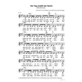 Produktbild des Artikels Der Tag erzählt der Nacht (Noten - Download)