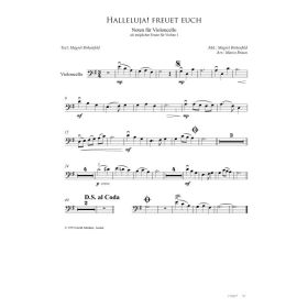 Halleluja! Freuet euch (Violoncello)