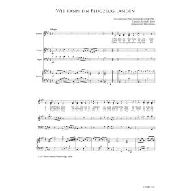 Produktbild des Artikels Noten - Download Wie kann ein Flugzeug landen