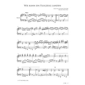 Produktbild des Artikels Noten - Download Wie kann ein Flugzeug landen (Klavier)