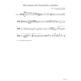 Produktbild des Artikels Noten - Download Wie kann ein Flugzeug landen (Fagott)