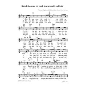 Produktbild des Artikels Sein Erbarmen ist noch immer nicht zu Ende (Noten - Download)