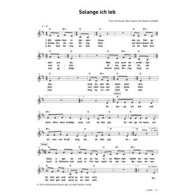 Produktbild des Artikels Noten - Download Solange ich leb