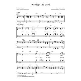 Produktbild des Artikels Worship The Lord (Noten - Download)