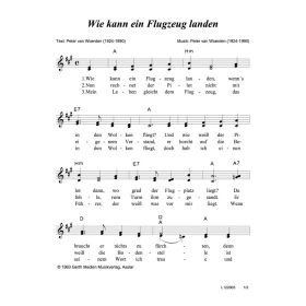Produktbild des Artikels Noten - Download Wie kann ein Flugzeug landen