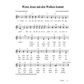Produktbild des Artikels Noten - Download Wenn Jesus mit den Wolken kommt