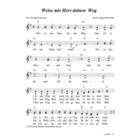 Produktbild des Artikels Noten - Download Weise mir Herr deinen Weg