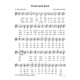 Produktbild des Artikels Noten - Download Freut euch doch