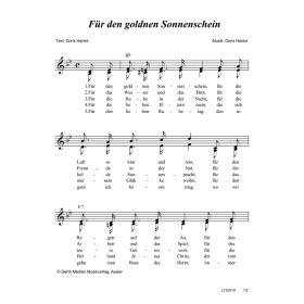 Produktbild des Artikels Noten - Download Für den goldnen Sonnenschein