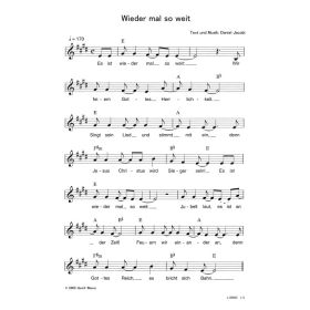 Produktbild des Artikels Noten - Download Wieder mal so weit
