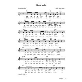 Produktbild des Artikels Noten - Download Hautnah