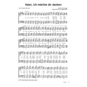 Produktbild des Artikels Noten - Download Vater, ich möchte dir danken