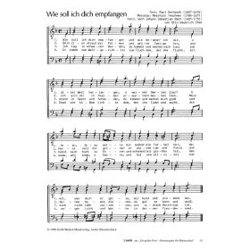 Produktbild des Artikels Wie soll ich dich empfangen (Noten - Download)