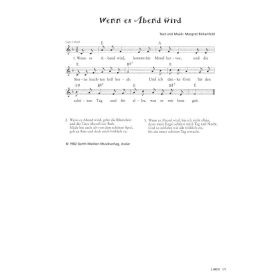 Produktbild des Artikels Wenn es Abend wird (Noten - Download)
