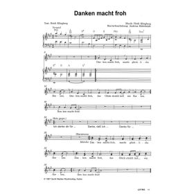 Produktbild des Artikels Danken macht froh (Noten - Download)