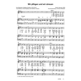 Produktbild des Artikels Wir pflügen und wir streuen (Noten - Download)