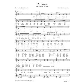 Produktbild des Artikels Zu dumm (Noten - Download)