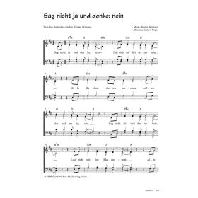 Produktbild des Artikels Sag nicht ja und denke: nein (Noten - Download)