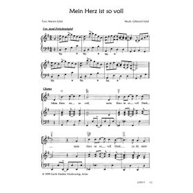 Produktbild des Artikels Mein Herz ist so voll Dank (Noten - Download)