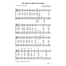 Produktbild des Artikels Wir stehen im Stall an der Krippe (Noten - Download)