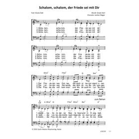 Produktbild des Artikels Schalom, schalom, der Friede sei mit Dir (Noten - Download)