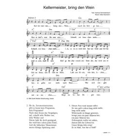 Produktbild des Artikels Kellermeister, bring den Wein (Noten - Download)
