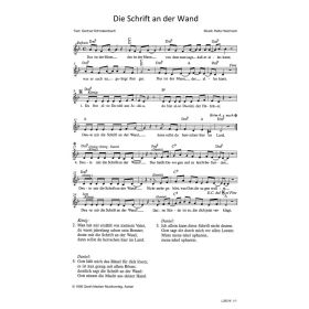 Produktbild des Artikels Die Schrift an der Wand (Noten - Download)
