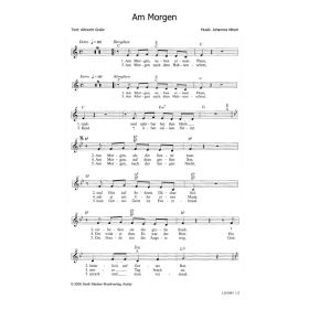 Produktbild des Artikels Am Morgen (Noten - Download)
