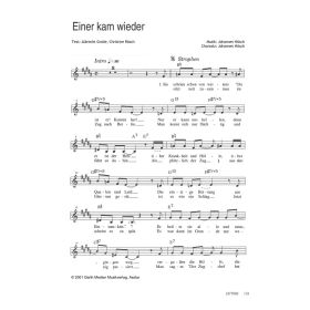 Produktbild des Artikels Einer kam wieder (Noten - Download)