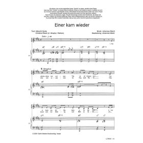 Produktbild des Artikels Einer kam wieder (Noten - Download)