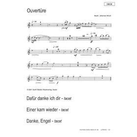 Produktbild des Artikels Dafür danke ich dir (OBOE) (Noten - Download)