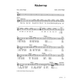Produktbild des Artikels Räuberrap (Noten - Download)