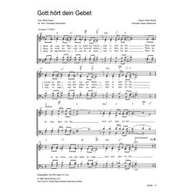 Produktbild des Artikels Gott hört dein Gebet / He Will Listen To You (Noten - Download)