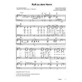 Produktbild des Artikels Ruft zu dem Herrn / Shout to the Lord (Noten - Download)