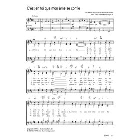 Produktbild des Artikels C'est en toi que mon âme se confie / Meine Seele ist stille in dir (Noten - Download)