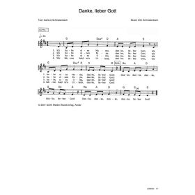 Produktbild des Artikels Danke, lieber Gott (Noten - Download)