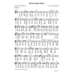 Produktbild des Artikels Gib mir deine Hand (Noten - Download)