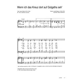 Produktbild des Artikels Wenn ich das Kreuz dort auf Golgatha seh' / When I Survey the Wondrous Cross (Noten - Download)