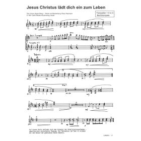 Jesus Christus lädt sich ein zum Leben (Trompete 1-3, Bachtrompete in C)