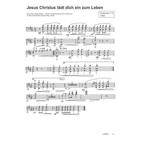Jesus Christus lädt dich ein zum Leben (Posaunen 1+2, Tuba in C)