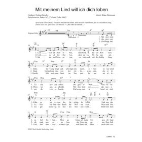 Produktbild des Artikels Mit meinem Lied will ich dich loben (Noten - Download)
