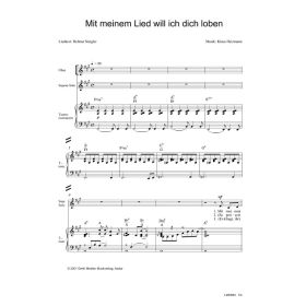 Produktbild des Artikels Mit meinem Lied will ich dich loben (Noten - Download)