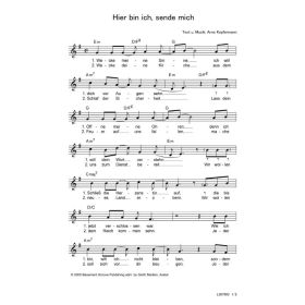 Produktbild des Artikels Hier bin ich, sende mich (Noten - Download)