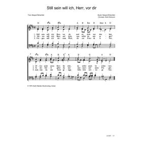 Produktbild des Artikels Still sein will ich, Herr, vor dir (Noten - Download)