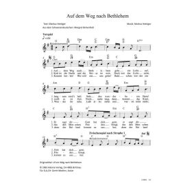 Produktbild des Artikels Auf dem Weg nach Bethlehem / Uf em Wäg nach Bethlehem (Noten - Download)